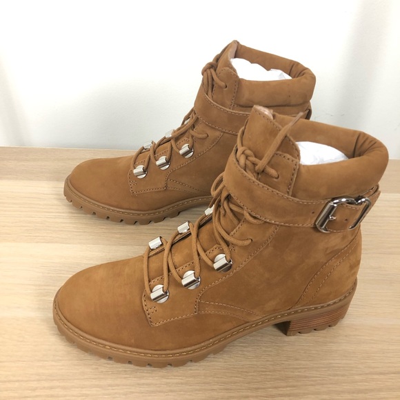 NWT Schutz Inaiah Buckled Leather Hiker Boot - Picture 9 of 12